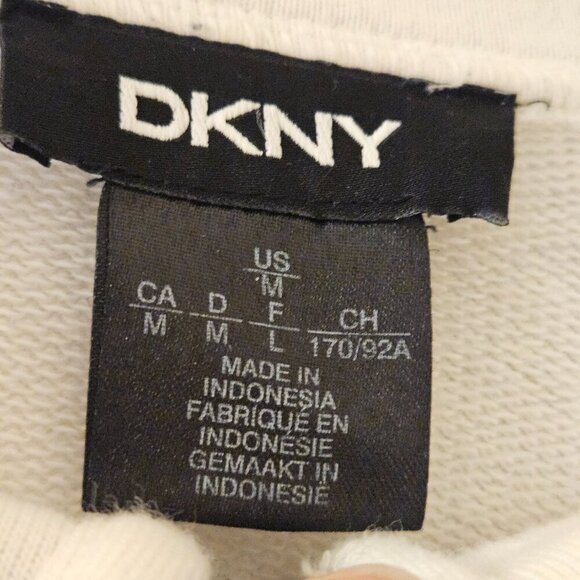 DKNY Chic Y2K Career black white long sleeve quarter zip colorblock dress M - Picture 6 of 9